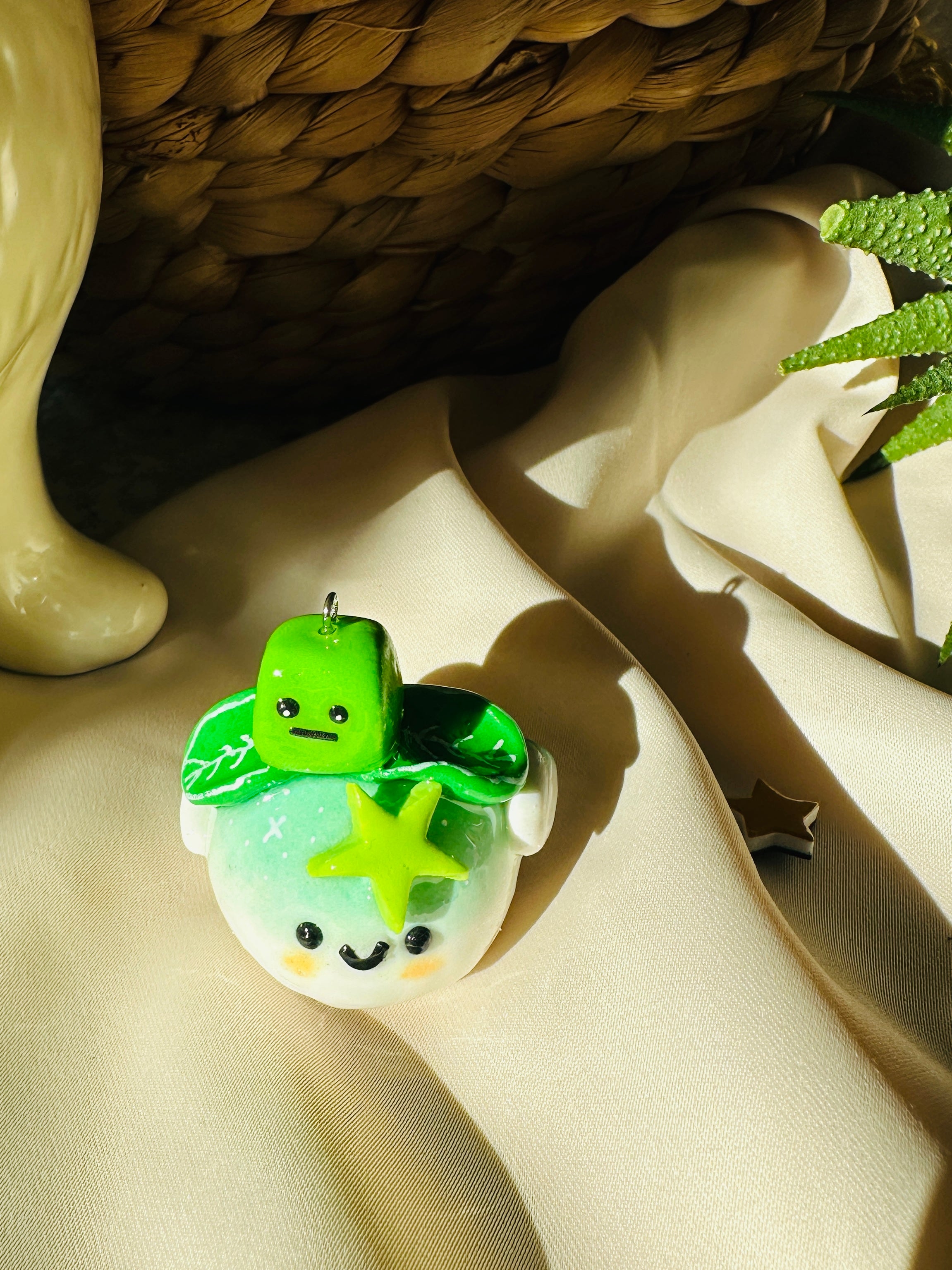 Stellasprout - Keychain / Charm - Polymer clay