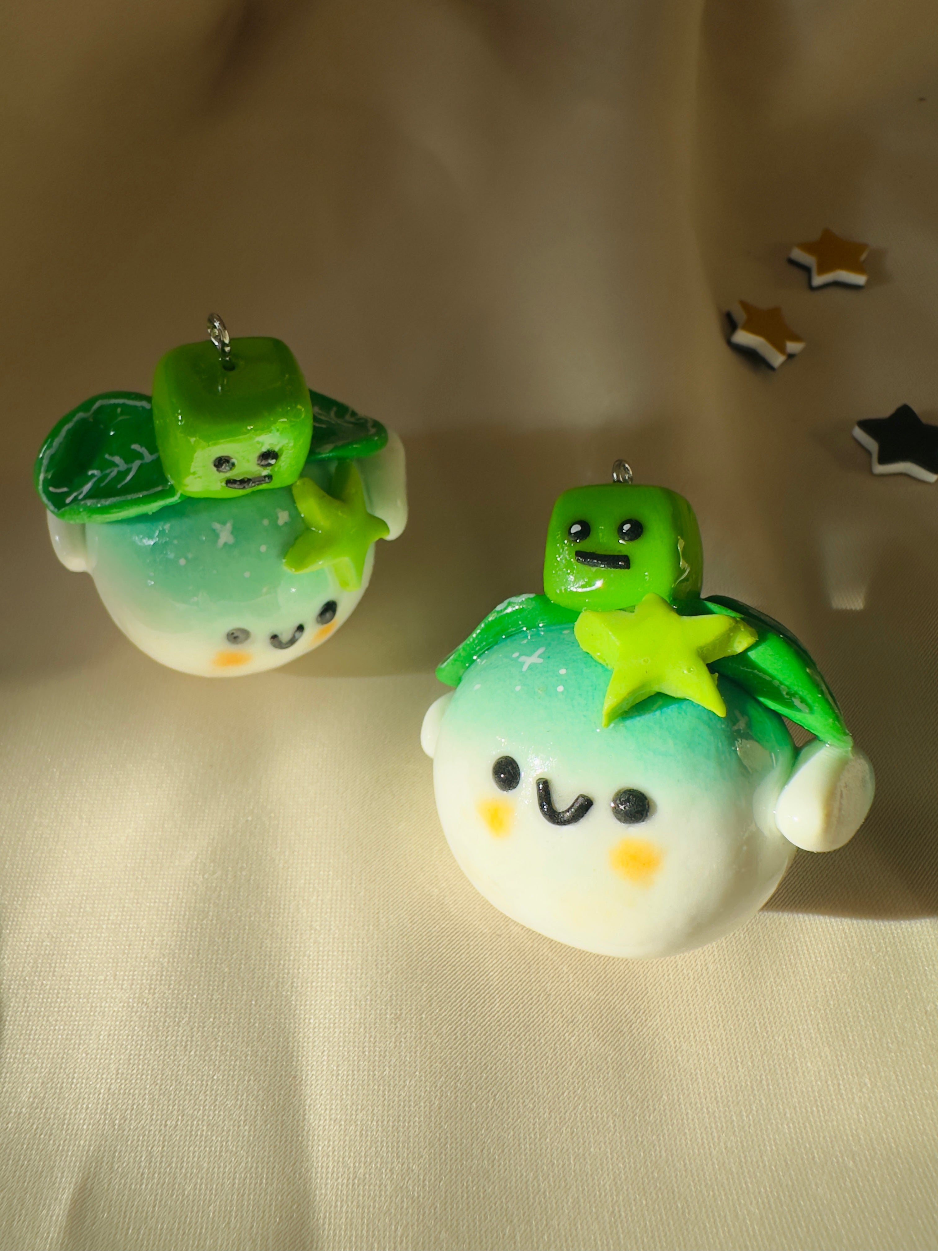 Stellasprout - Keychain / Charm - Polymer clay