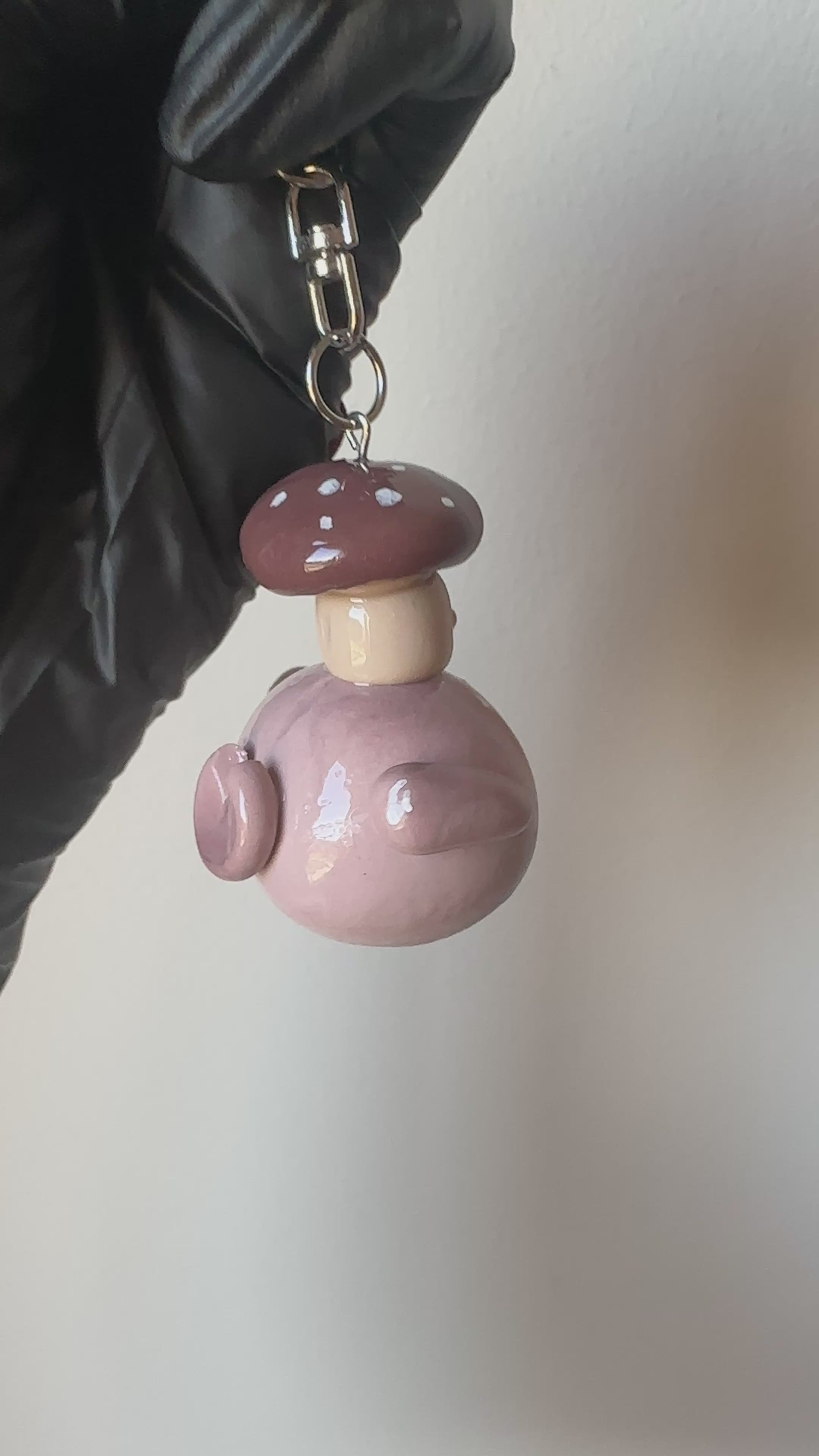 Truffelle - Keychain / Charm - Chocolate themed - polymer clay